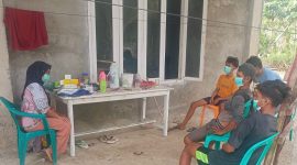 Posko darurat bidan desa di Pekon Martanda, Pematang Sawa, Tanggamus, Sabtu 5 September 2026 | Dok. Dinkes Tanggamus.