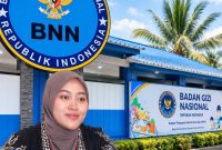  Kepala BNN Kabupaten Tanggamus Diani Indramaya melalui Tim Kehumasan dan Media Sosial, Ulfa Arum Kartika saat memberikan keterangan pers.