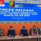 Konferesi Pers Pemprov Lampung terkait perkembangan terkini dampak erupsi Gunung Anak Krakatau yang disampaikan Wakil Gubernur Lampung, Jihan Nurlela, Selasa 8 September 2026, malam.