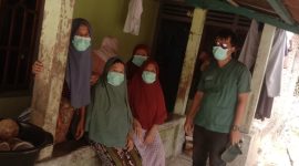 Kondisi warga Lansia di Pekon Martanda Pematang Sawa yang ditinjau dan diberikan masker oleh Puskesmas setempat, Sabtu 5 September 2026 | ist/Media Prioritastv.com.