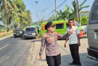 Polres Tanggamus Siagakan Personel Antisipasi Antrean SPBU