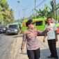Kapolsek Wonosobo Iptu Primadona Laila saat melaksanakan pengaturan antrian pembelian BBM di SPBU Lakaran, Kamis 3 September 2026 | ist/Media Prioritastv.com.