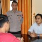 Tersangka setelah diamankan polisi.