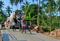 Jalan Beton Talang Padang Sumanda Tanggamus.