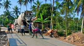 Jalan Beton Talang Padang Sumanda Tanggamus.