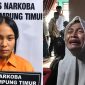 Kolase foto Apriliyani Niken Pratiwi (18), istri almarhum Joni Iskandar saat ditangkap dalam kasua Narkoba dan saat meninggalnya Joni kala itu | ist/Media Prioritasv.com.