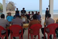 Sosialisasi hilangnya 5 Jurnalis 3 kru speedboat Arupadhatu 1 di TPI Limau, Tanggamus, Senin 21 September 2026 | Dok. Humas Polres Tanggamus.