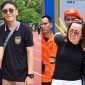 Kolase foto saat pelaku bersama suaminya dan saat diamankan seteleh melakukan penusukan, Senin 21 September 2026 | ist/Media Prioritastv.com.