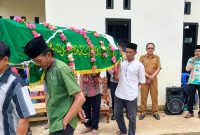 Jenazah Rayhan saat hendak diberangkatkan ke pemakaman, Selasa 22 September 2026 | ist/Media Prioritastv.com.