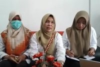 KUPT Puskesmas Kota Agung, Tanggamus, Maritha saat memeberikan keterangan pers, Rabu 9 September 2026 | Herdi/Media Prioritastv.com.