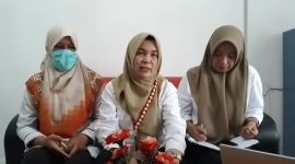 KUPT Puskesmas Kota Agung, Tanggamus, Maritha saat memeberikan keterangan pers, Rabu 9 September 2026 | Herdi/Media Prioritastv.com.