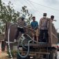 Penyiraman Abu Vulkanik Polsek Ngaras, Pesisir Barat, Senin 7 September 2026 | Suroso/Media Priorirastv.com.