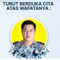 Flyer informasi meninggalnya, Aiptu H Riduan Hadi bin Saihirun, KSPK Polsek Sumberejo, Polres Tanggamus, Jumat, 2 Oktober 2026 | ist/Media Prioritastv.com.