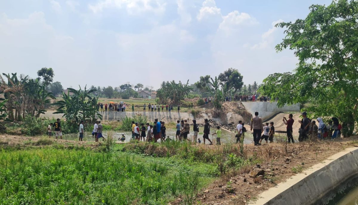 Lokasi tenggelamnya ketiga korban di Bendungan Widara Payung, Podomoro, Pringsewu, Senin 5 Oktober 2026 | ist/Media Prioritastv.com.