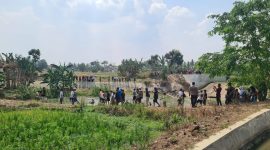 Lokasi tenggelamnya ketiga korban di Bendungan Widara Payung, Podomoro, Pringsewu, Senin 5 Oktober 2026 | ist/Media Prioritastv.com.
