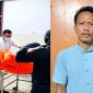 Kolase foto saat tersangka ditangani pihak medis dan foto yang disebut adalah pelaku yang beredar media sosial, Senin 5 Oktober 2026.