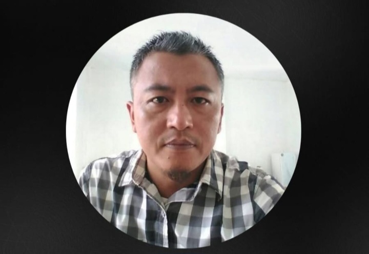 Flyer meninggalnya Ketua Peradi Kota Agung Tanggamus, Ahmad Baijuri.