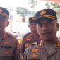 Kapolres Tanggamus lama AKBP Rahmad Sujatmiko saat memberikan keterangan pers sebelum meninggalkan Polres Tanggamus, Selasa 6 Oktober 2026 | Herdi/Media Prioritastv.com.