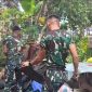 Yonif 945 PPC Tanggamus Bantu Korban Kebakaran.
