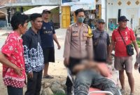 Korban saat hendal dievakuasi ke Puskesmas Antarbrak, Limau, Tanggamus, Kamis 8 Oktober 2026.