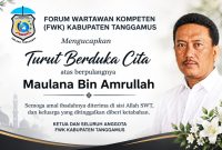 Kabar Duka, Jurnalis Lampung TV Maulana Berpulang, FWK Kabupaten Tanggamus Sampaikan Duka Mendalam