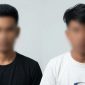 Kedua tersangka yang ditangkap dan ditembak kakinya oleh Polsek Kota Agung.