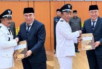 Pelantikan Pj Kakon Atar Lebar dan Gunung Tiga Tanggamus.