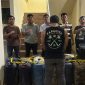 Tersangka dan barang bukti yang diamankan Satreskrim Polres Tanggamus.