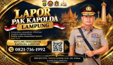 Flyer Layanan Lapor Kapolda Lampung.