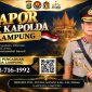 Flyer Layanan Lapor Kapolda Lampung.