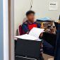 Sosok Rohadi saat berada di ruangan Tipidter Sat Reskrim Polres Tanggamus yang berhasil diabadikan awak media Kabupaten Tanggamus, Kamis 22 Oktober 2026.