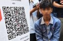 Kolase foto ilustrasi barcode pembayaran QRIS dan pelaku yang melakukan pergantian QRIS di Angkringan Soka Maliosewu, Pringsewu | ist/Media Prioritastv.com.