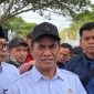 Mentan Amran saat memberikan keterangan pers di Nggruput Pringsewu, Minggu 25 Oktober 2026.
