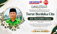 Management dan Redaksi PT Media Prioritas Tivi Berduka atas Wafatnya KH. Harisuddin Zamas