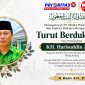 Flyer Ucapan Duka Meninggalnya KH. Harisudin Zamas, Pengasuh Ponpes PEMNU Talang Padang.